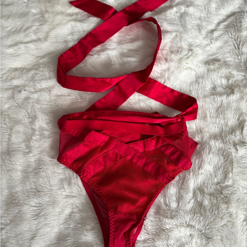 Victoria's Secret Strappy Red Panties